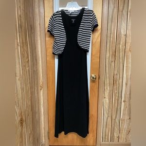 Liz Claiborne dress and shrug